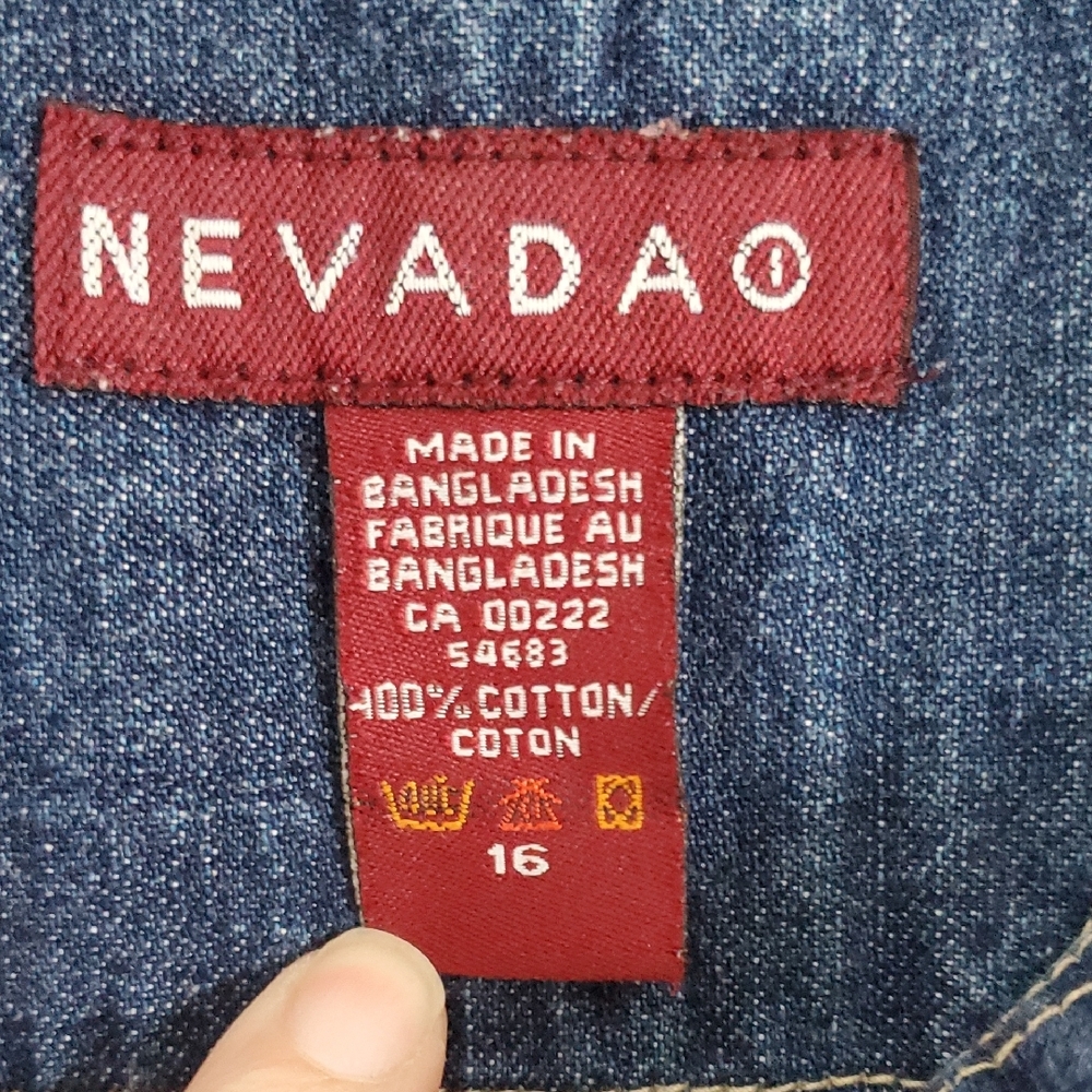 Classic Blue Denim Women's Overalls - Picture 6 of 10